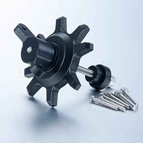 RCLIONS 1.9/2.2 Inch RC Beadlock Wheel Hub Tire Installation&Removal Tool Assembly for TRX4 SCX10 1/10 RC Crawler Car Upgrade Parts (Black) - Image 5